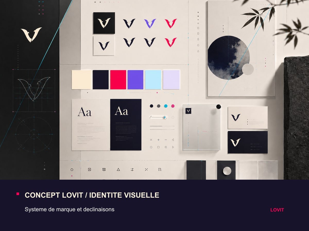 Concept LoViT d’identité visuelle